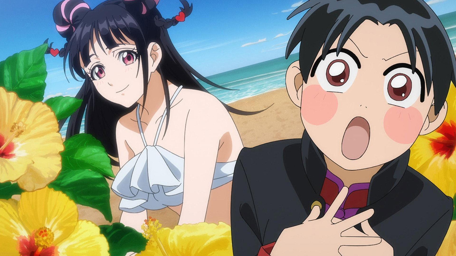 Still from Group Date?! The Sea, Maji Croquette, and I!