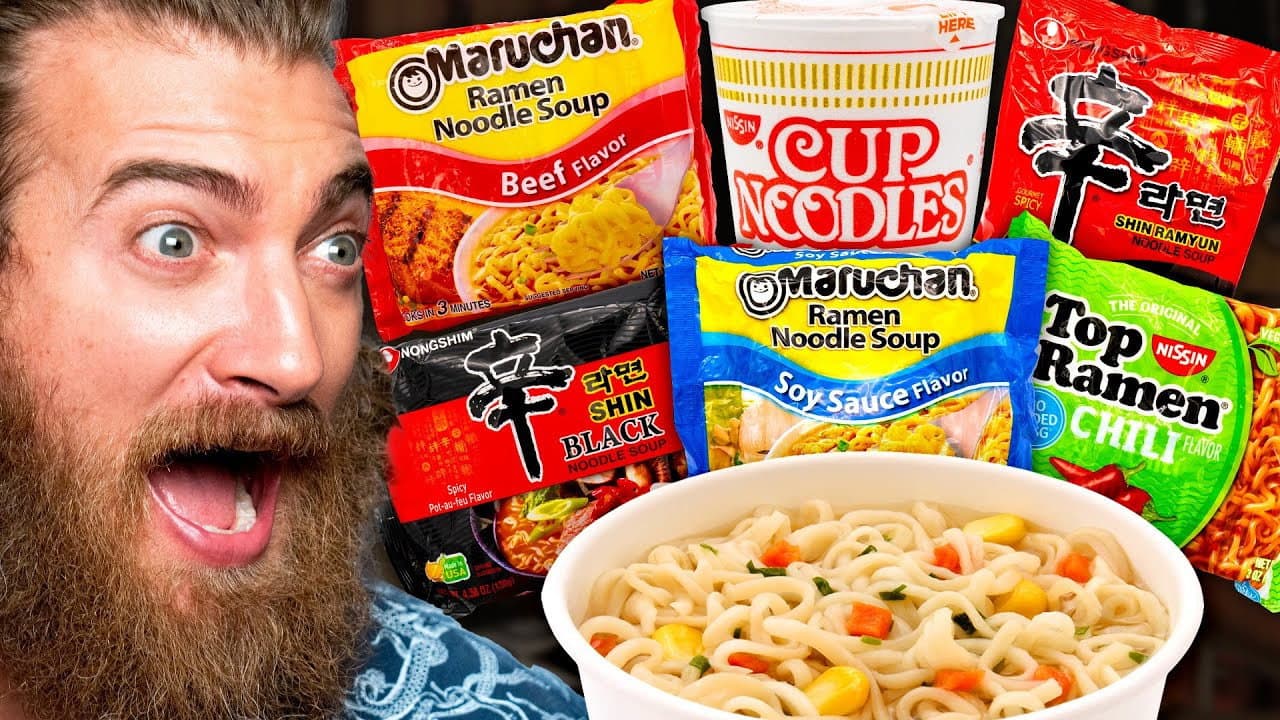 Still from What's The Best Instant Ramen Noodle? (Taste Test)