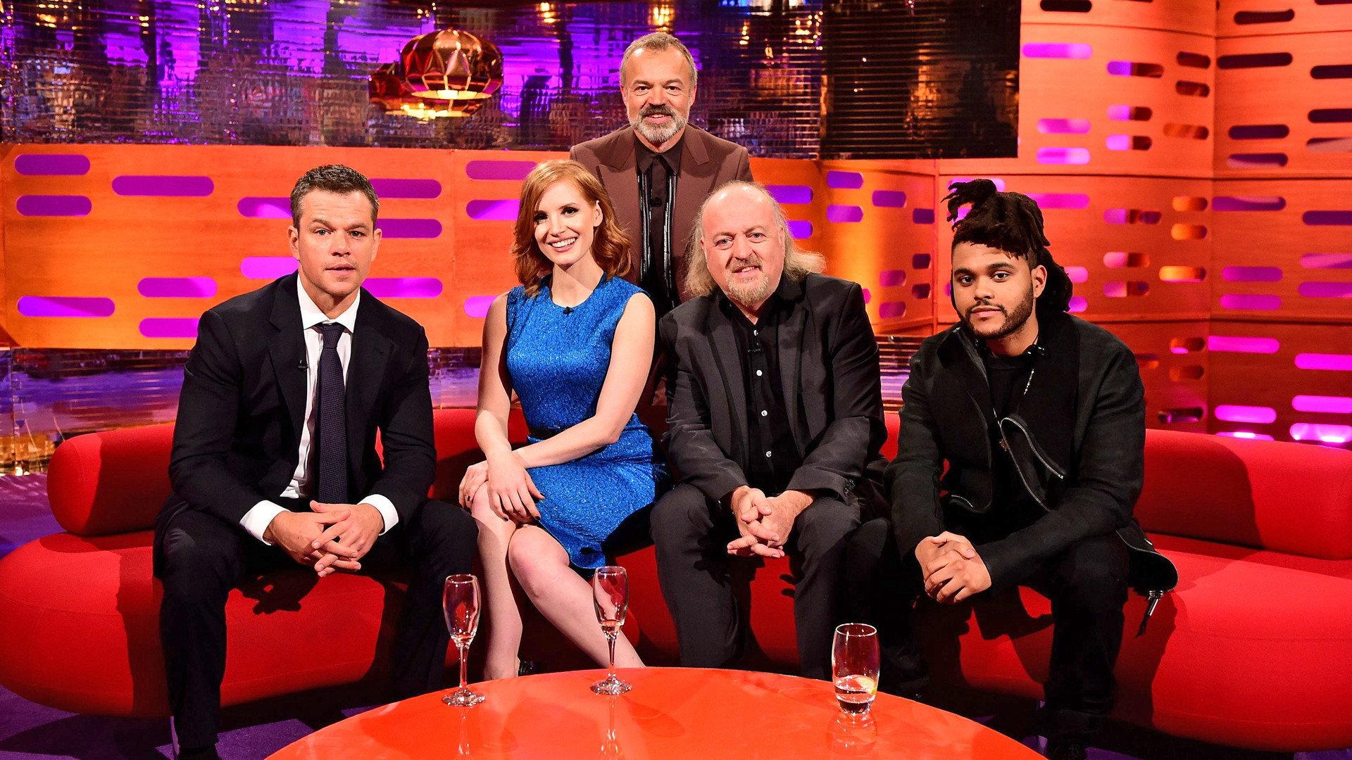 Still from Matt Damon, Jessica Chastain, Marion Cotillard, Bill Bailey, The Weeknd