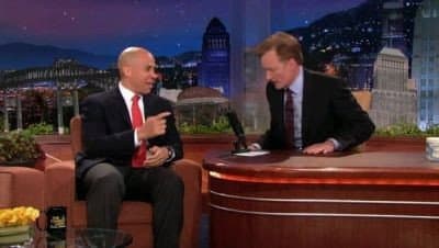 Still from Newark Mayor Cory Booker, Max Records, Dashboard Confessional