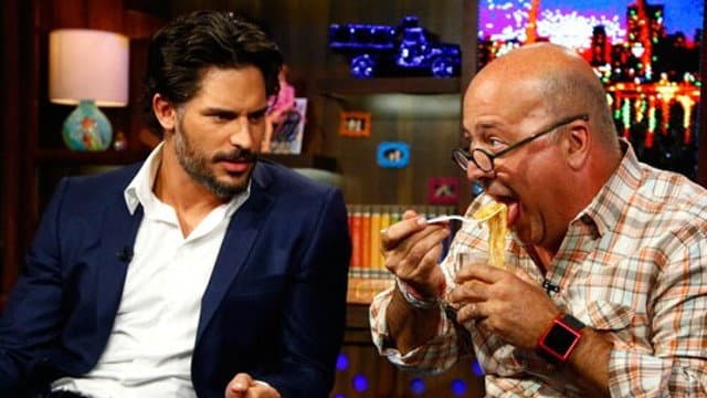 Still from Joe Manganiello and Andrew Zimmern