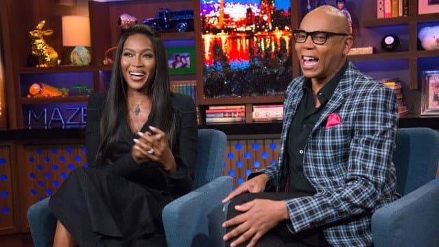 Still from Naomi Campbell & RuPaul