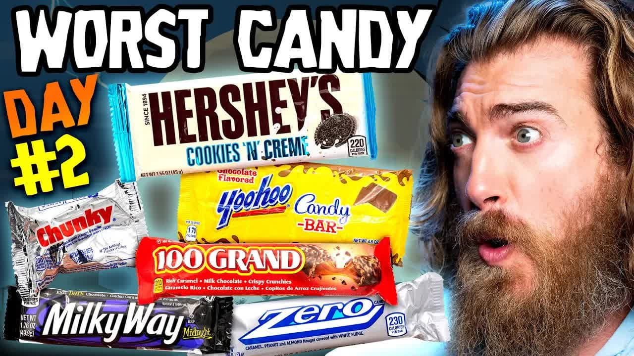 Still from Worst Halloween Candy Bar Taste Test (Day 2)