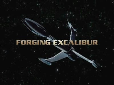 Still from Forging Excalibur