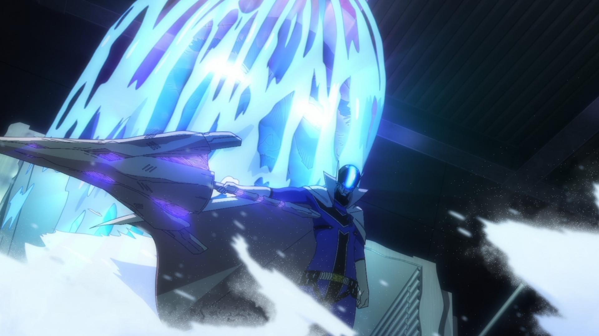 Still from Battle! Fever! Fighter D!