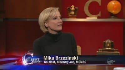 Still from Mika Brzezinski