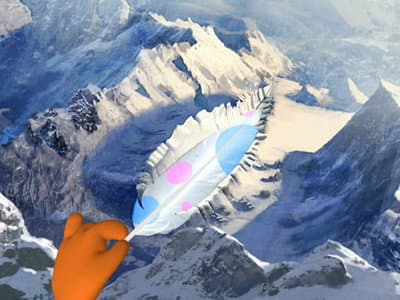 Still from Follow the Feather