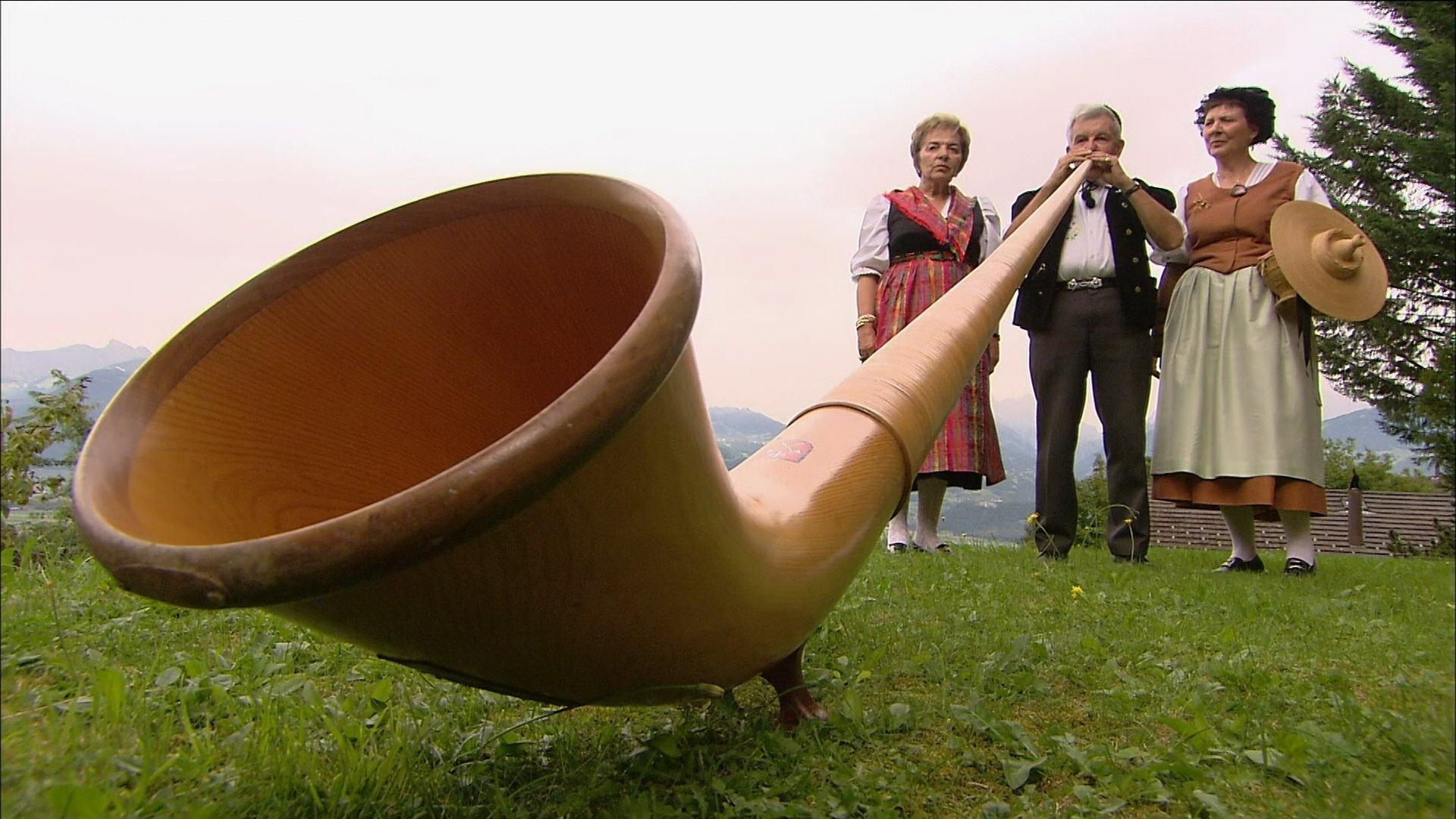 Still from Aluminum Boats, Alpine Horns, Luxury Watches