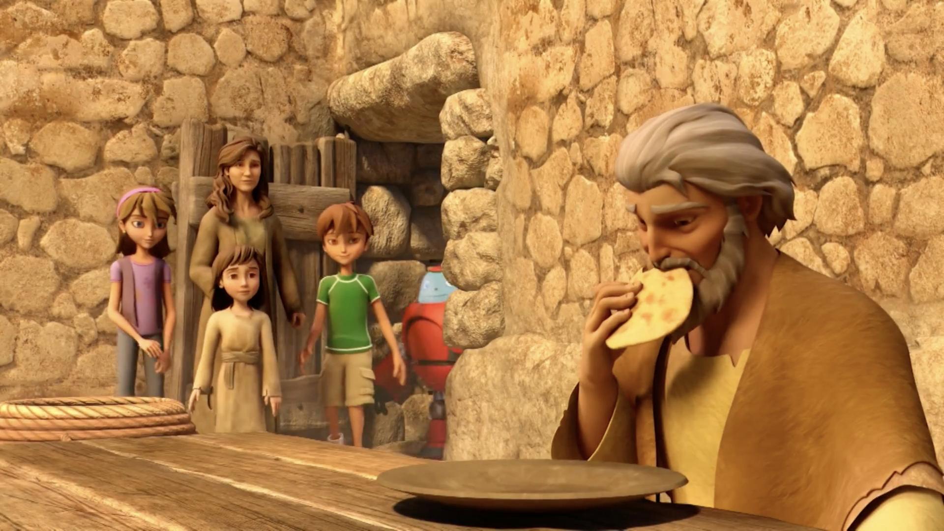 Still from Elijah and the Widow