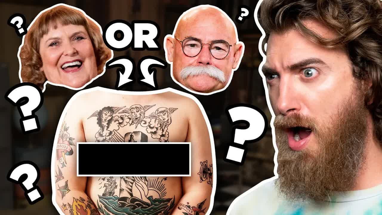 Still from Who Has The Crazy Tattoo? (Match Game)