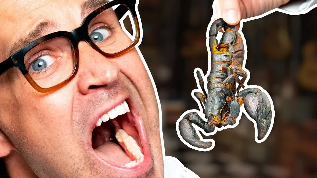 Still from Who Has To Eat The Scorpion? (Game)