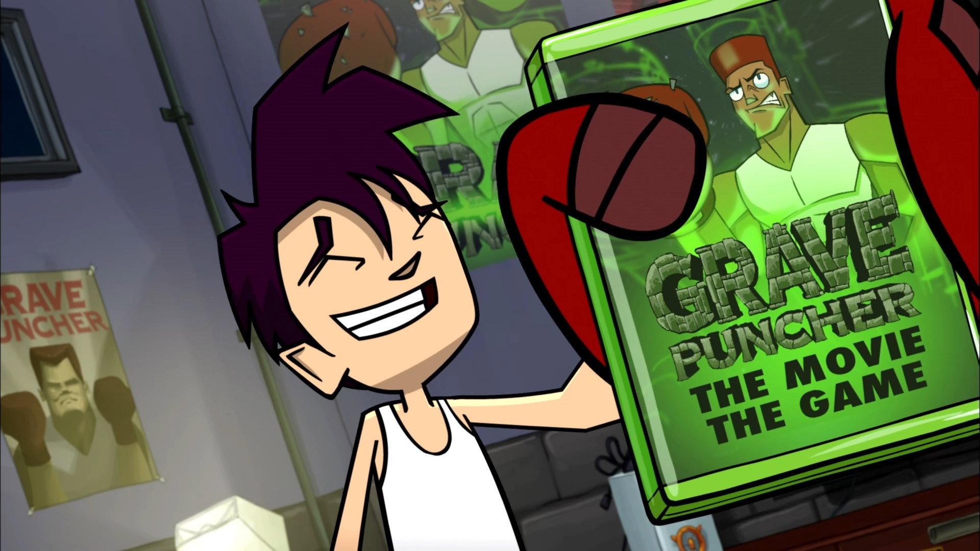 Still from Grave Puncher: The Movie!