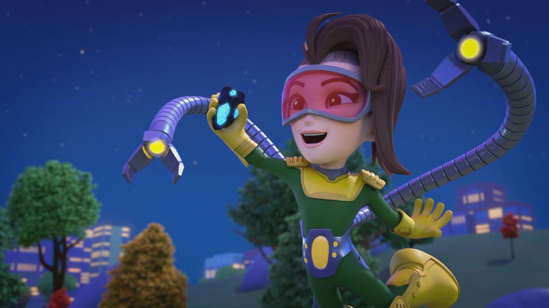 Still from Doc Ock and the Shocktobots