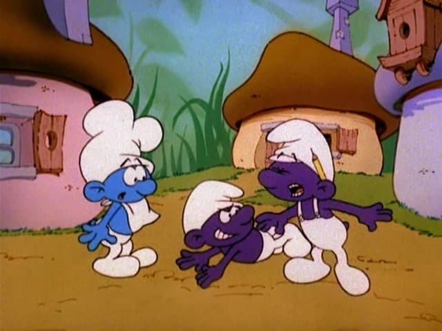 Still from The Purple Smurfs