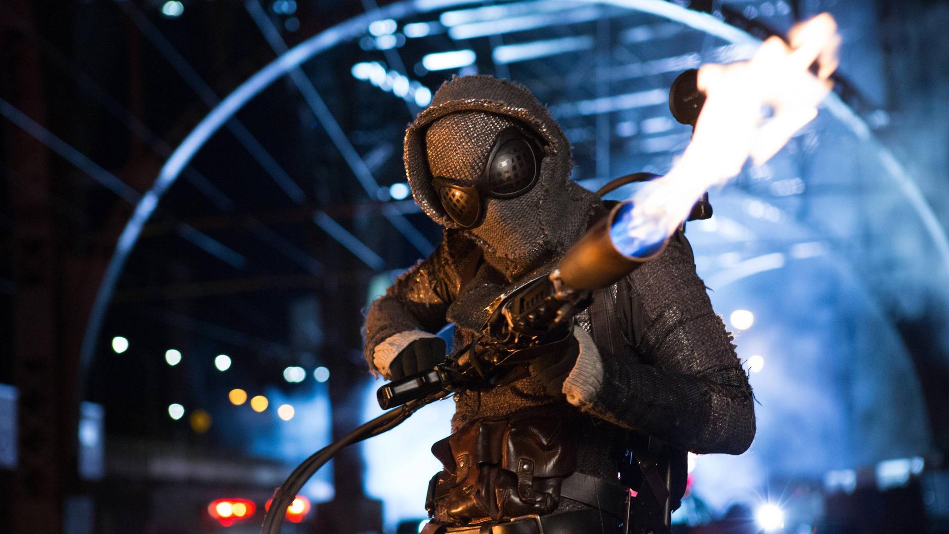 Still from Rise of the Villains: By Fire