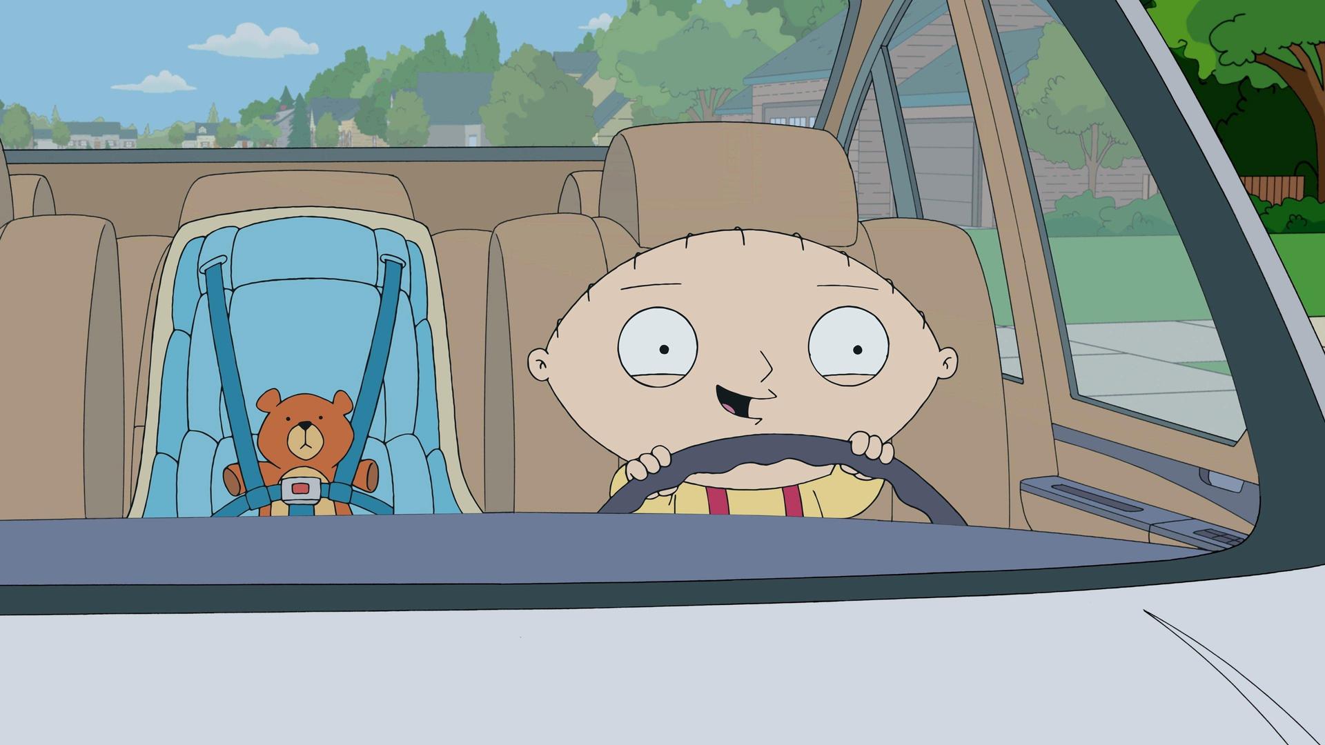 Still from Stewie Goes for a Drive
