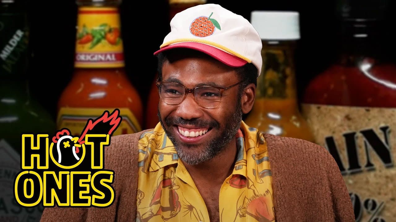 Still from Childish Gambino Goes On a Vision Quest While Eating Spicy Wings