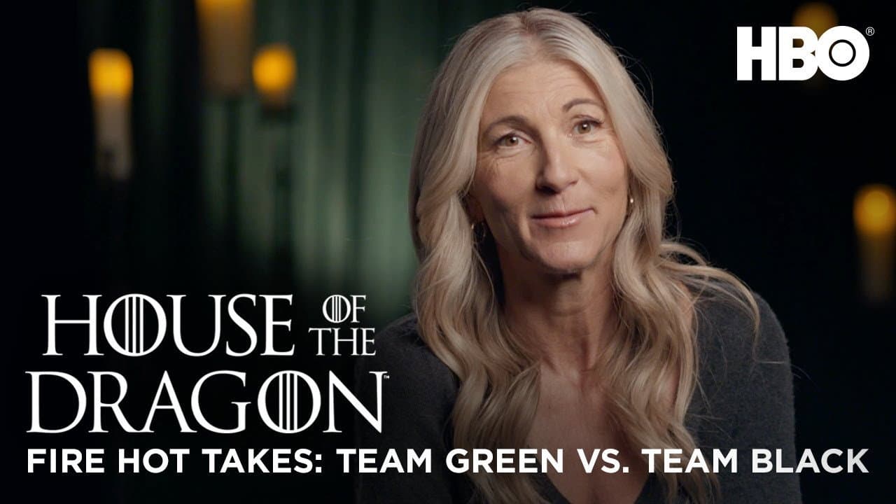 Still from Fire Hot Takes: Team Green vs. Team Black