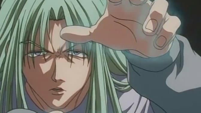 Still from Hisoka's Love × Showdown × Gon's Resolve