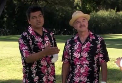 Still from George's Bogey-ous Relationship with Vic Is Putt to the Test