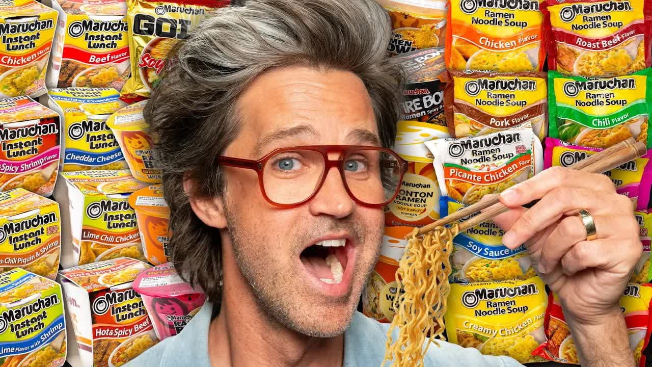 Still from We Tried EVERY Instant Ramen