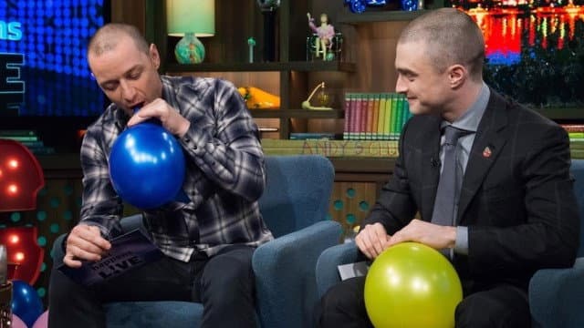 Still from Daniel Radcliffe & James McAvoy