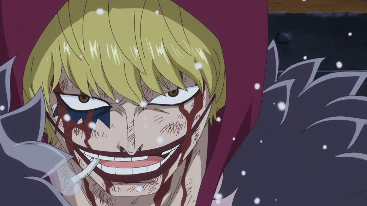 Still from Advance, Law! The Kindhearted Man's Final Fight!