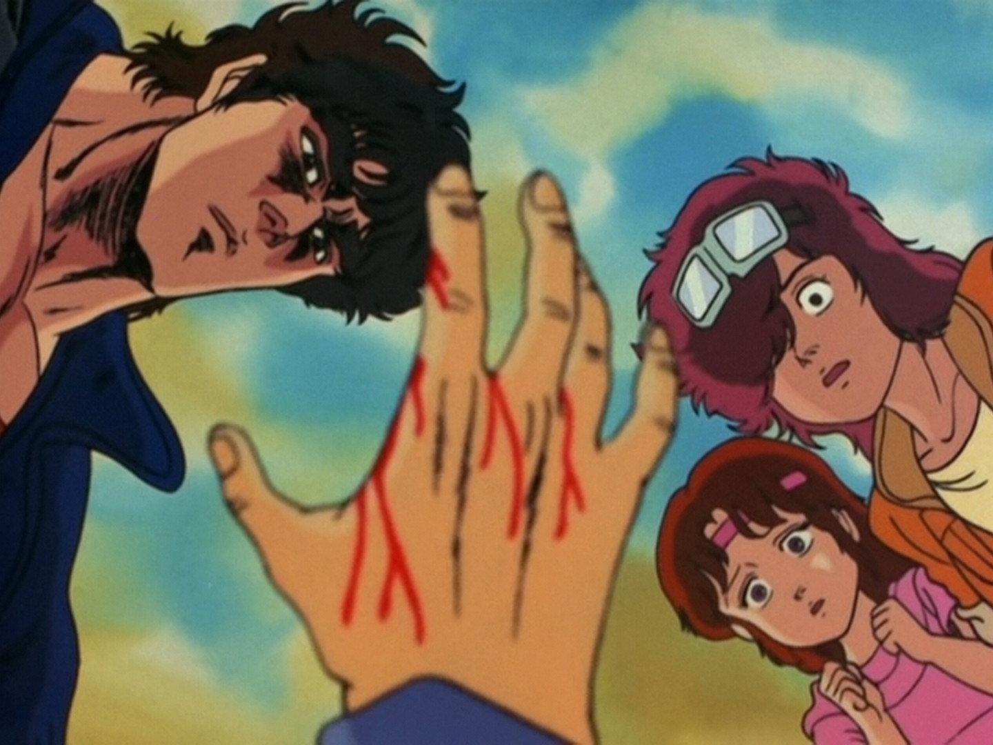 Still from The Five Chariot Stars Approach Kenshiro! Who Are You, Fudo?!