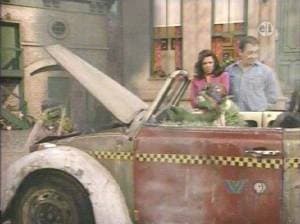 Still from The Sloppy Jalopy & The Nastycar Races!