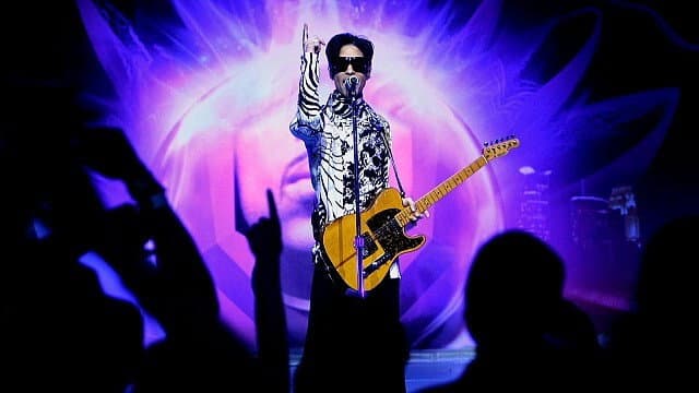 Still from Chairman Powell, The Last Pandemic, Prince and the Revelation