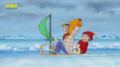 Still from Curious George Gets Winded