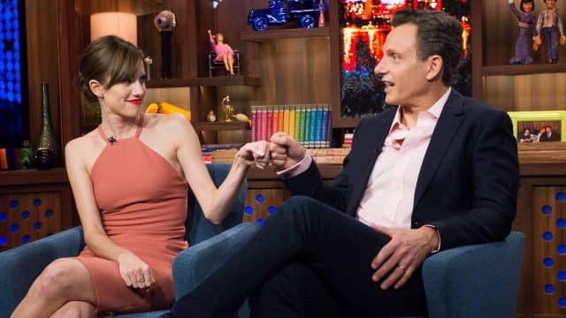 Still from Allison Williams & Tony Goldwyn