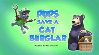 Still from Pups Save a Cat Burglar