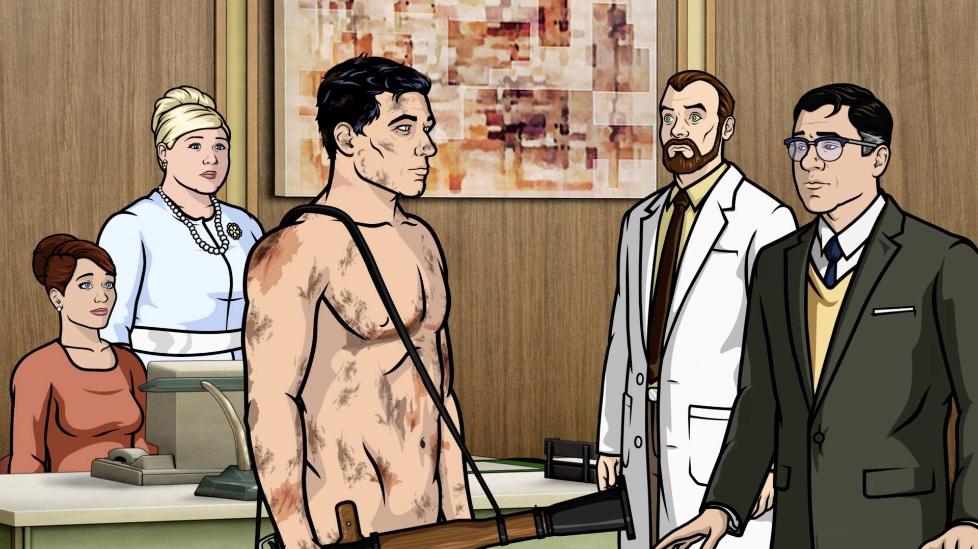 Still from Archer Live!