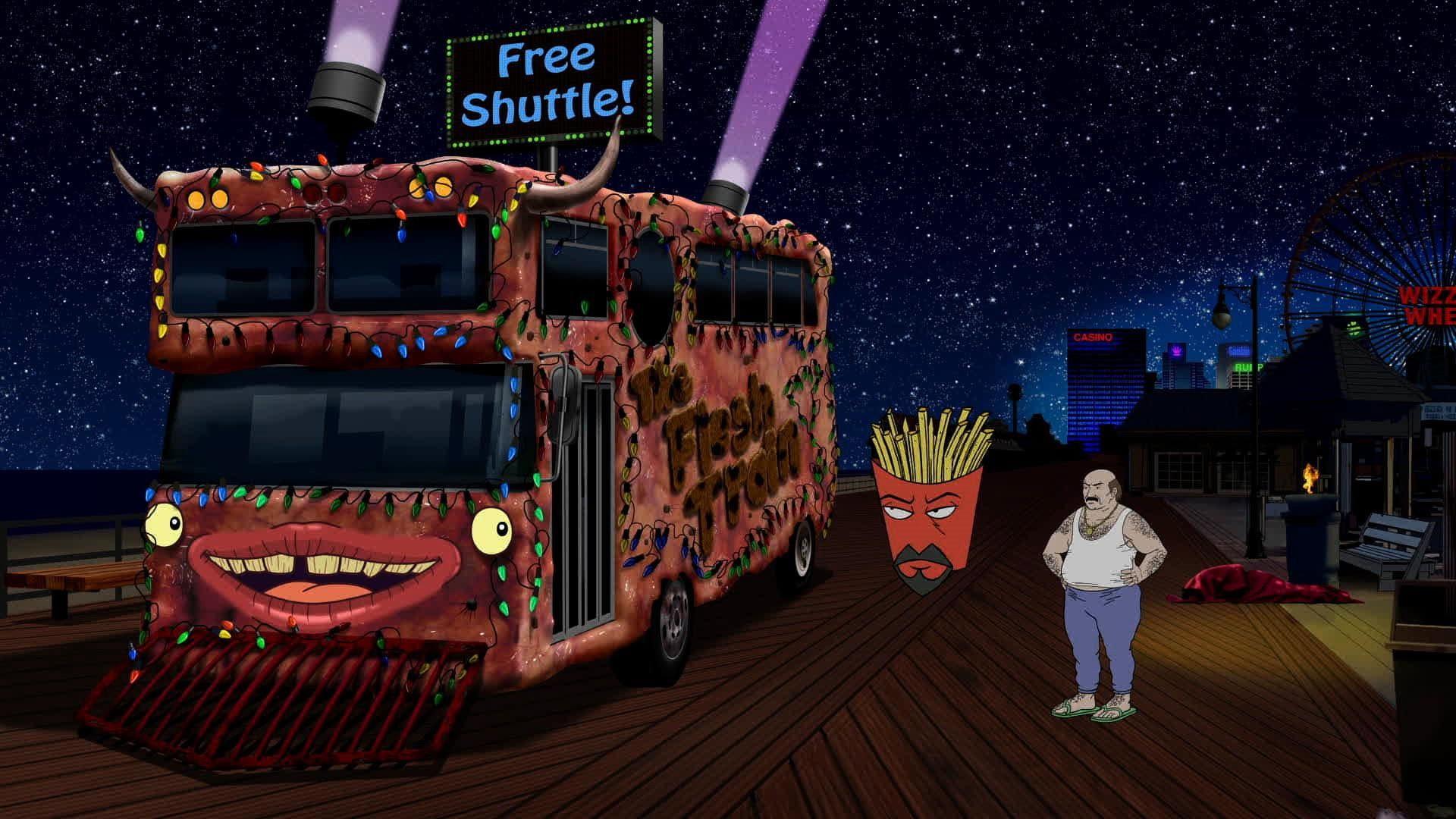 Still from The Hairy Bus