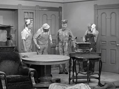 Still from Redecorating the Mertzes' Apartment