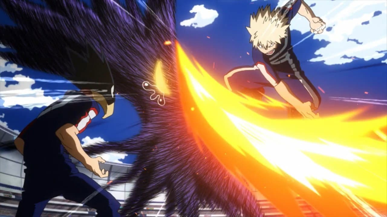 Still from Fight On, Iida