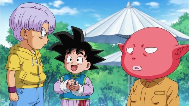 Still from A Chaotic Victory Party! Showdown at Last?! Monaka vs. Goku!