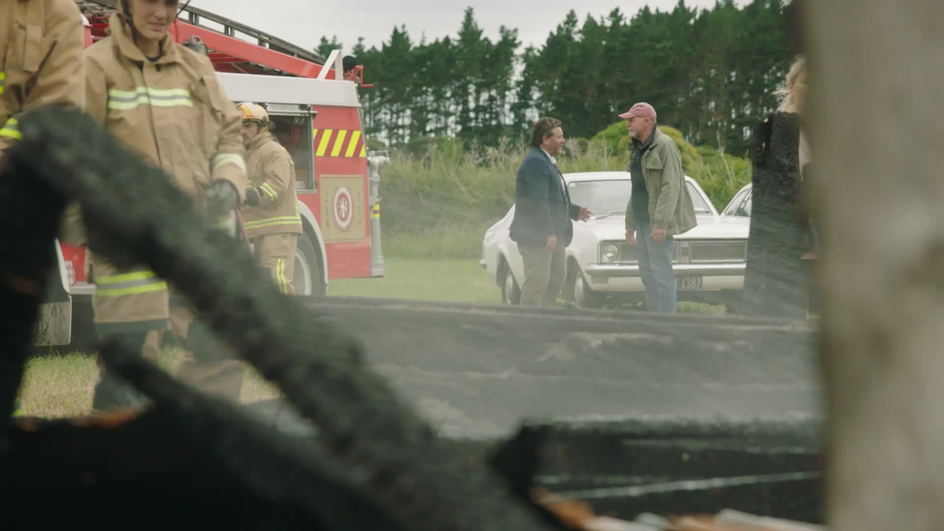 Still from Four Fires and a Funeral