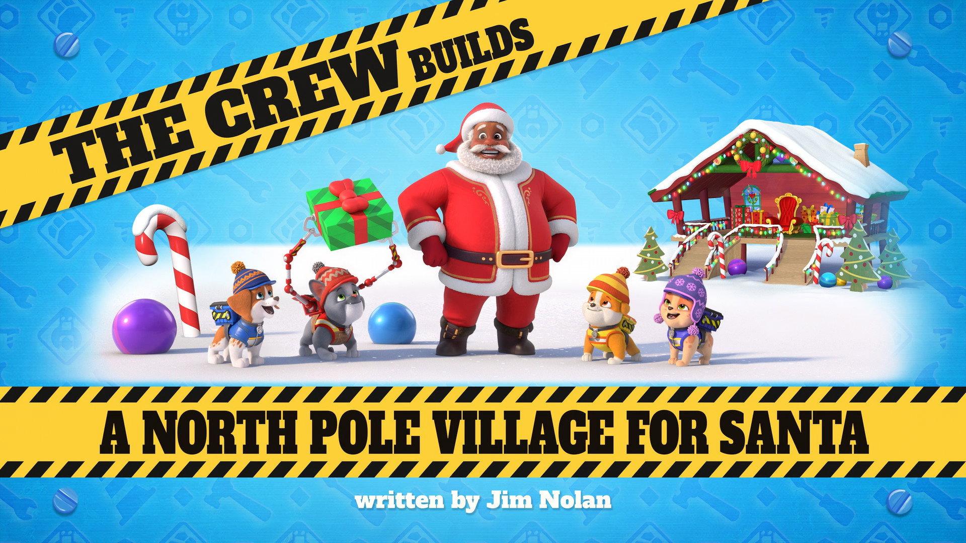 Still from The Crew Builds a Santa's Village
