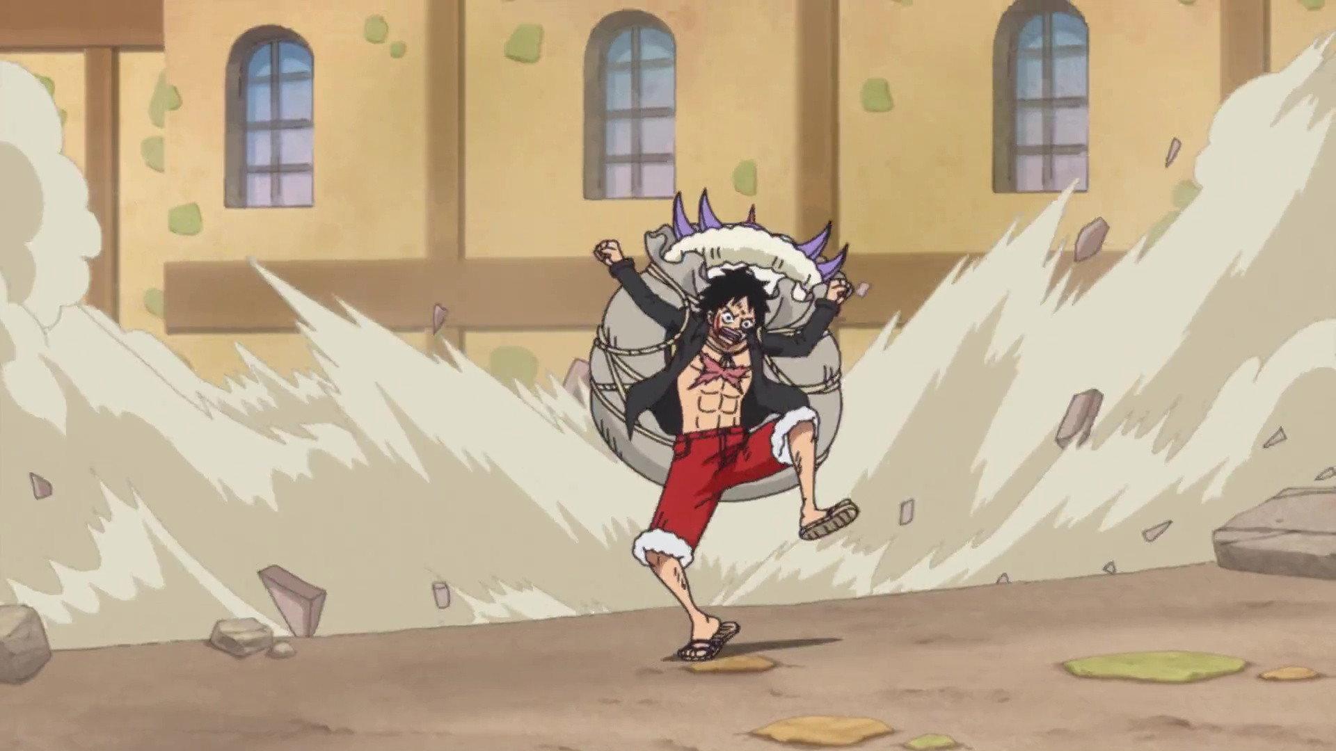 Still from The Rebellious Daughter, Chiffon! Sanji's Big Plan for Transporting the Cake!