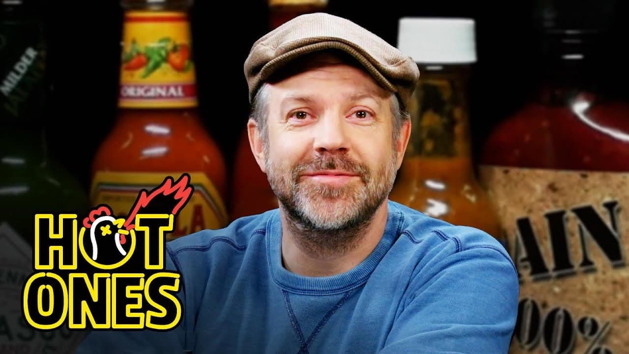 Still from Jason Sudeikis Embraces Da Bomb While Eating Spicy Wings