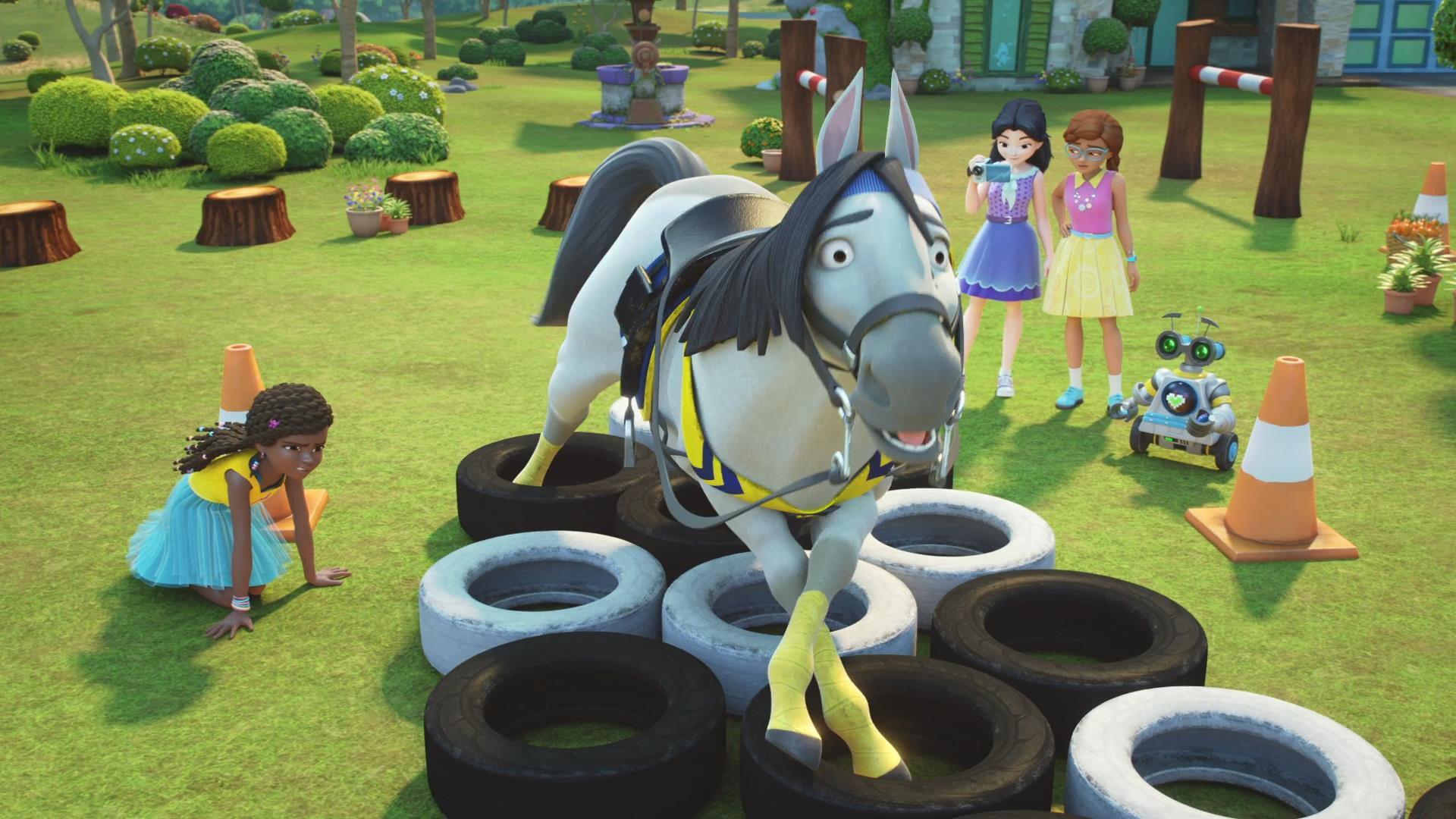 Still from No Horsing Around