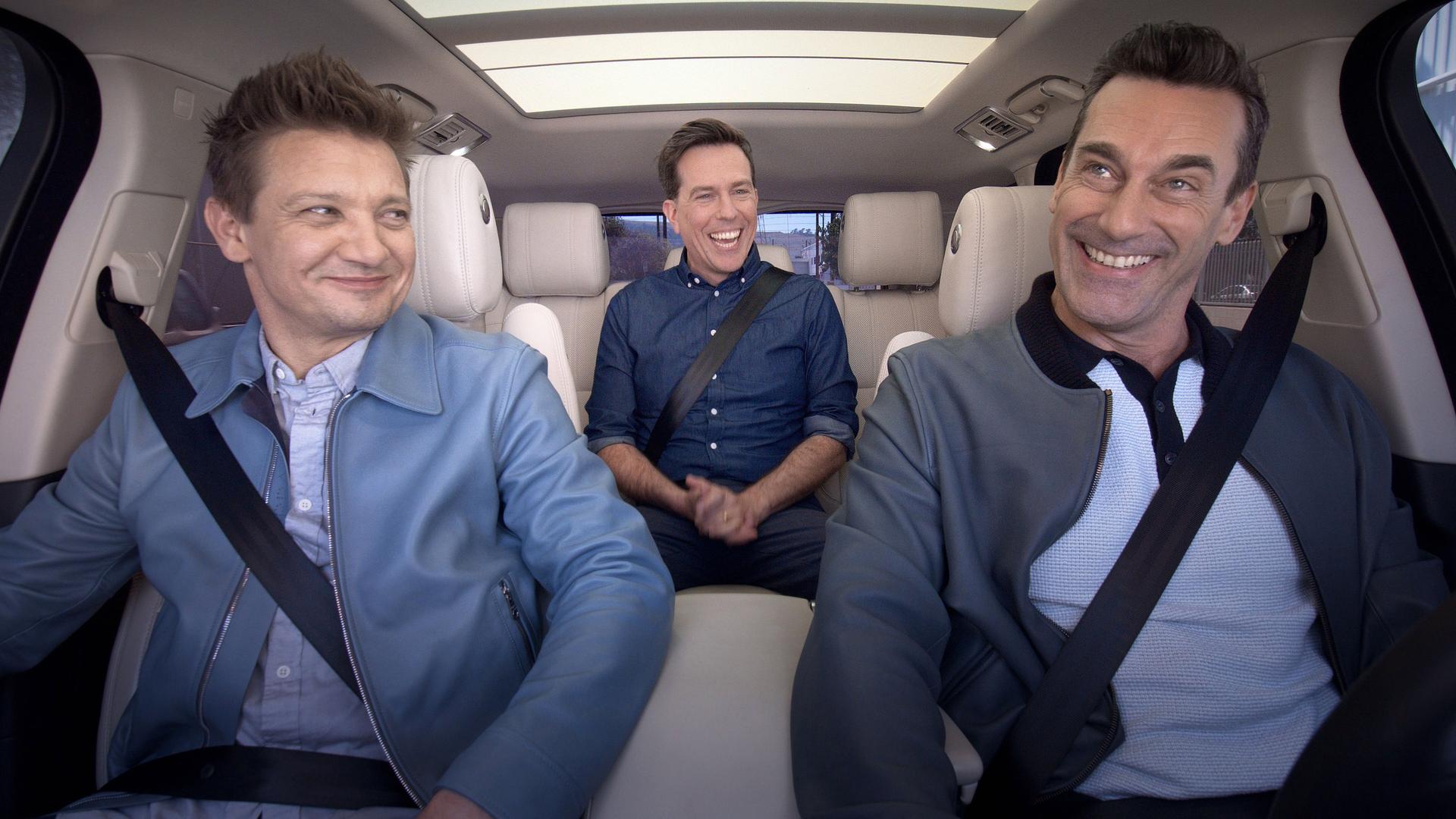 Still from Jon Hamm, Ed Helms & Jeremy Renner