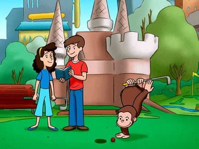 Still from Curious George's Low High Score