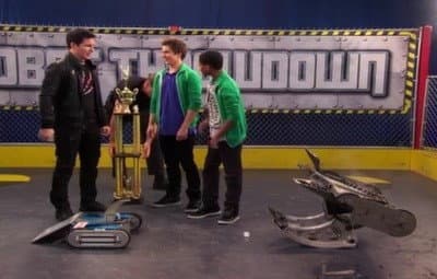 Still from Robot Fight Club