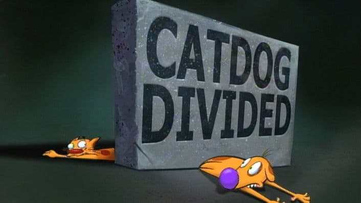 Still from CatDog Divided