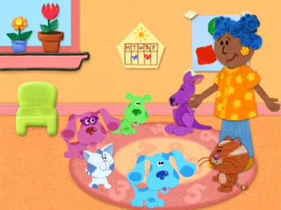 Still from Blue Takes You to School