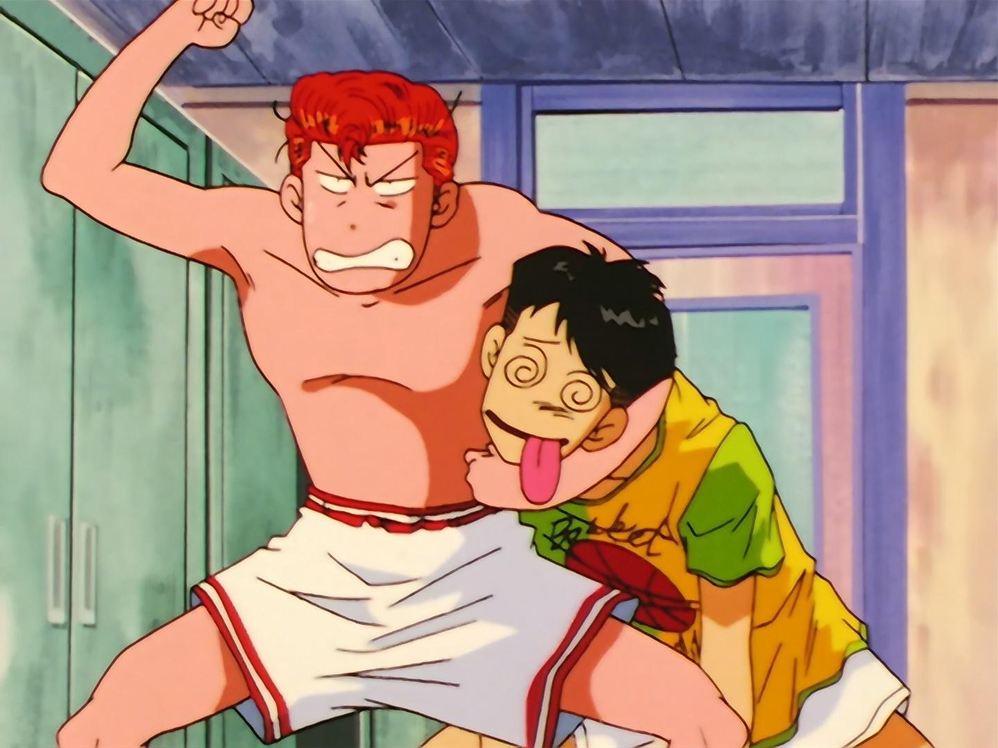 Still from Basketball Man Hanamichi Joins the Team