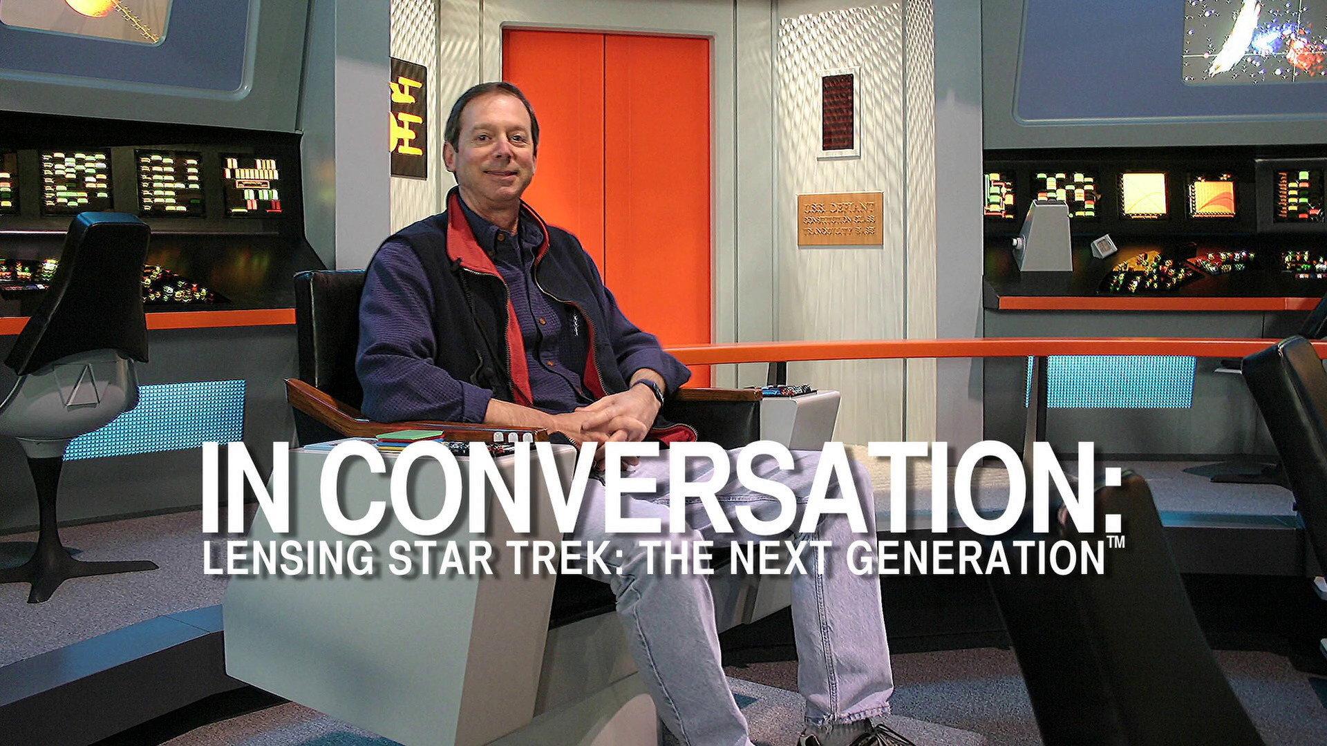 Still from In Conversation: Lensing Star Trek: The Next Generation